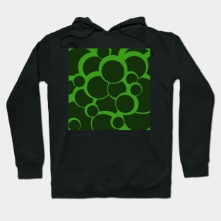 green pop art bubble design Hoodie